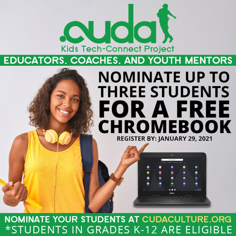 CUDA Culture presents, 2021 CUDA Kids Tech-Connect Project!
